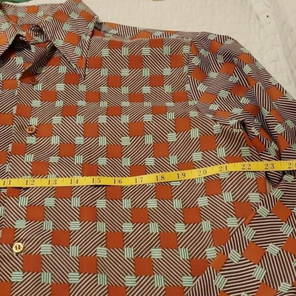 Kmart Men's Green and Brown Top - Picture 5 of 7